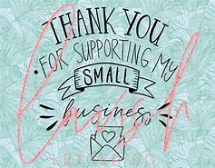 Image result for Small Business Thank You Card Handwritten