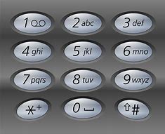 Image result for Old School Phone Keypad