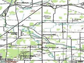 Image result for Amherst NY Zip Code Map