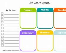Image result for Free Printable Weekly Dinner Planner