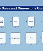 Image result for Bed Mattress Size Chart