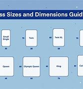 Image result for Mattress Size Comparison Chart