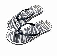 Image result for White Flip Flops Clip Art