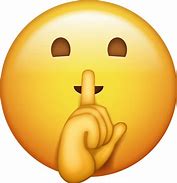 Image result for Shh Emoji Clip Art