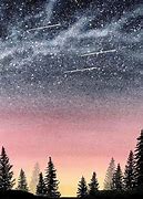 Image result for Beautiful Night Sky Painting