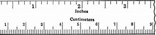 Image result for Ruler with Inches and Cm