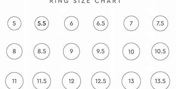 Image result for Online Ring Size Guide