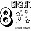 Image result for Number 8 and Digial Sign Coloring Page