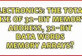 Image result for 32-Bit Memory