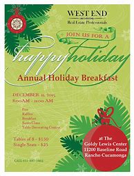 Image result for Christmas Breakfast Flyer