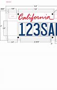 Image result for Printable California License Plate