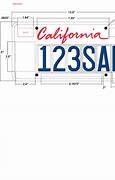 Image result for California License Plate Template