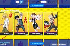 Image result for My Hero Academia Fortnite All Characters