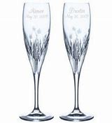Image result for Italian Crystal Toasting Flutes