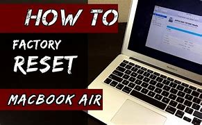 Image result for How to Factory Reset a MacBook Air