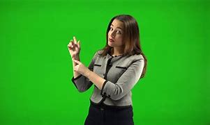 Image result for Green Screen Background Girl