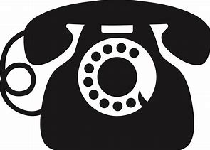 Image result for Telephone Cartoon Black and White