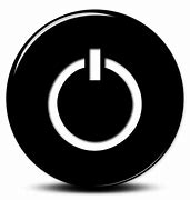 Image result for Turn On Button Black Backround