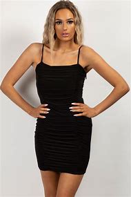 Image result for Black Bodycon Dress Makeup Looks