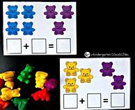 Image result for Counting Bears Addition Worksheets for Kindergarten
