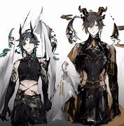 Image result for Xiao and Zhongli
