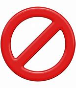 Image result for No Symbol Black and White