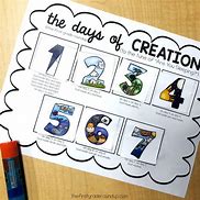 Image result for 7 Days of Creation Printable