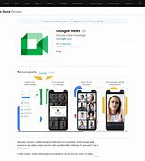 Image result for Google Meet App Store