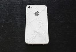 Image result for Black iPhone Back Broken