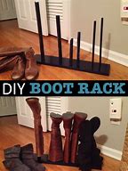 Image result for DIY Boot Rack