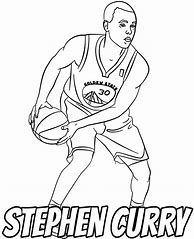 Image result for Stephen Curry Playing Basketball Coloring Pages