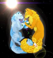 Image result for Sun and Moon Wolf