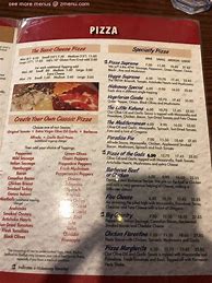 Image result for Beer Pitcher Menu at Hideaway Pizza