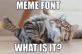 Image result for What Font Are Memes In