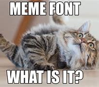 Image result for Meme Font Type