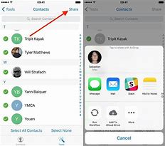 Image result for How to Send Your Contact Info and Photo iPhone
