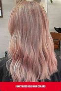 Image result for Metallic Rose Gold Hair Color