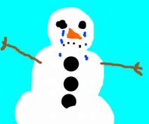 Image result for Frozen Snowman Crying