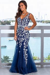 Image result for White and Navy Maxi Dress