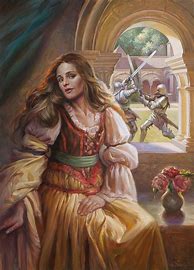 Image result for Queen Guinevere Medieval Art