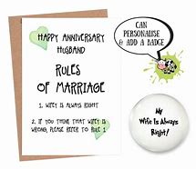 Image result for Funny Anniversary Cards for Husband Forever