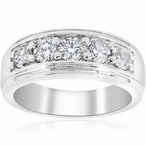Image result for Rose Gold Diamond Wedding Rings Men