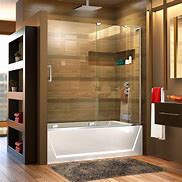 Image result for Bathtub Shower Doors Frameless