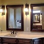 Image result for Framed Bathroom Mirrors
