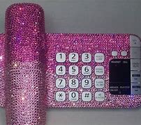 Image result for Rhinestones Pink Phone