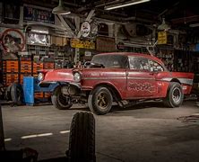 Image result for 57 Chevy Bel Air Gasser