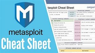 Image result for Metasploit Cheat Sheet