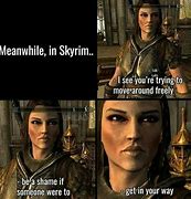 Image result for Anime Skyrim Meme