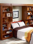 Image result for Murphy Bed with Bookcase