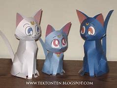 Image result for Cat in Box Papercraft